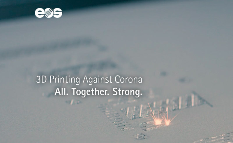 L’iniziativa EOS basata sulla piattaforma aperta 3Dprint against Corona è in grado di offrire dati pertinenti, progetti di grande impatto e preziosi file da scaricare gratuitamente, pronti per la stampa.