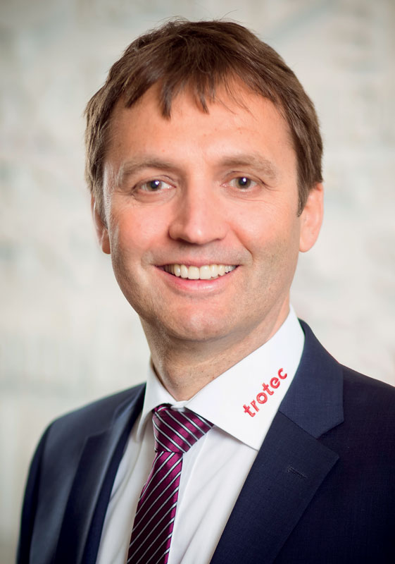 Andreas Penz, amministratore delegato di Trotec Laser GmbH.