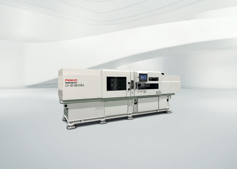 Pressa a iniezione α-S150iA nella versione per lo stampaggio plastica nel settore medicale.