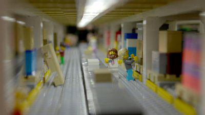 È stato creato un modello completo dell’impianto con i mattoncini LEGO