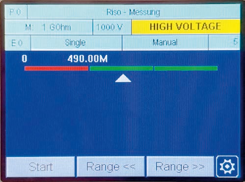 Quando inizia la misura con RESISTOMAT 2411, al campione da testare viene applicata una tensione di prova di 1.000 V. resistomat RESISTOMAT 2411 di burster garantisce il 100% di isolamento resistomat