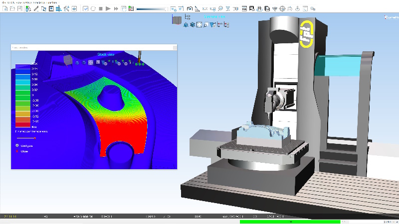 In grado di simulare tutti i codici del CNC