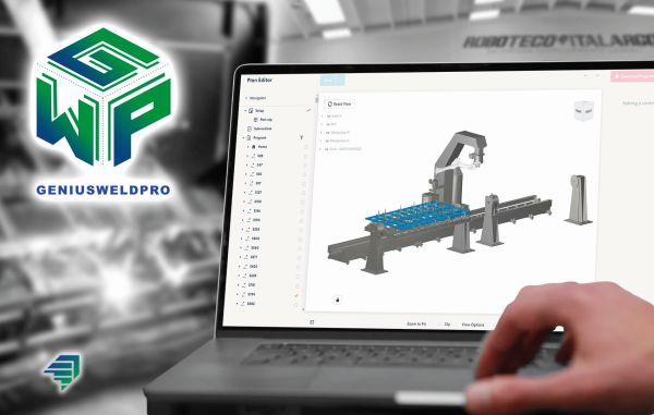 GeniusWeldPro (GWP) è un software
cloud basato sull'IA. Semplifica la
programmazione dei robot di saldatura,
riducendo significativamente i tempi di apprendimento e progettazione.