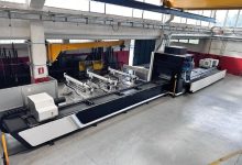 La macchina per il taglio laser tubi Bodor M2e da 6kW di Brusati.