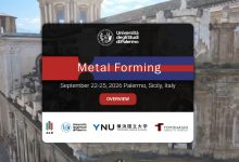 La 21ª edizione della Conferenza Internazionale Metal Forming si terrà a Palermo dal 22 al 25 settembre 2026.