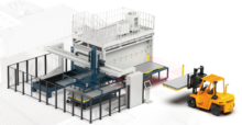 In fiera Hymson espone la macchina di taglio HyLaser PRO con l’automazione di carico e scarico HyAuto, una combinazione che abbina produttività ed efficienza.