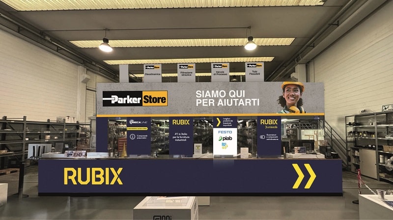 Grazie al ParkerStore Rubix, Parker può permettere ai suoi clienti italiani di riparare o rimpiazzare componenti nell’immediato.